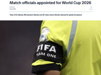 '[뉴스]대망신! '中도 3명이나 가는데' 북중미월드컵에도 한국 심판 없다‥ 뉴스기사 썸네일